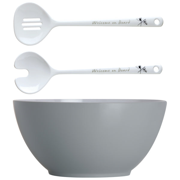 Welcome salad bowl w/cutlery Ø25cm 6 pcs