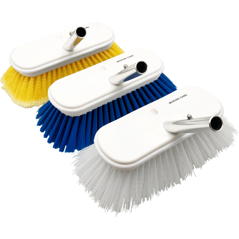 Brush in polyester fibers medium blue 20 cm