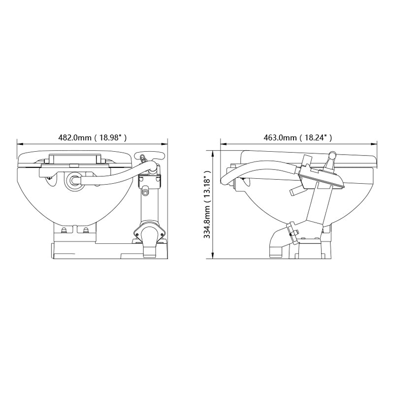 Seaflo Marine toilet manual (standard)