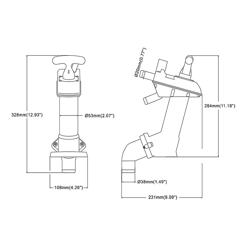 SEAFLO pump housing manually