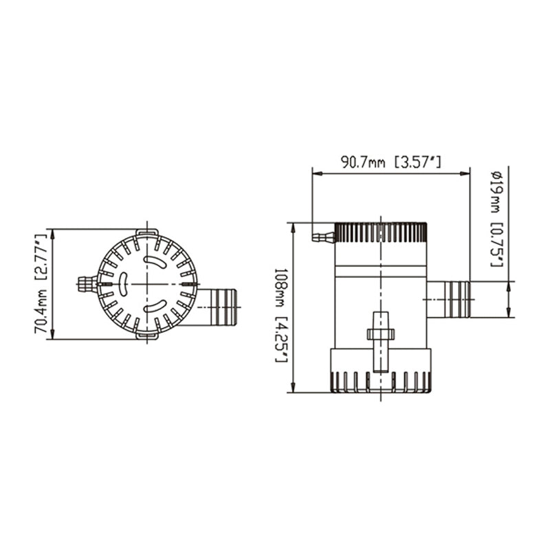 Seaflo or bilge pump 24V G1100 4100 ltr/hour