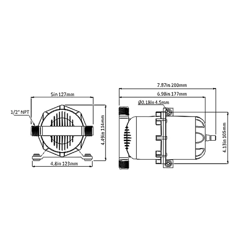 Accumulator tank 0.75 ltr.