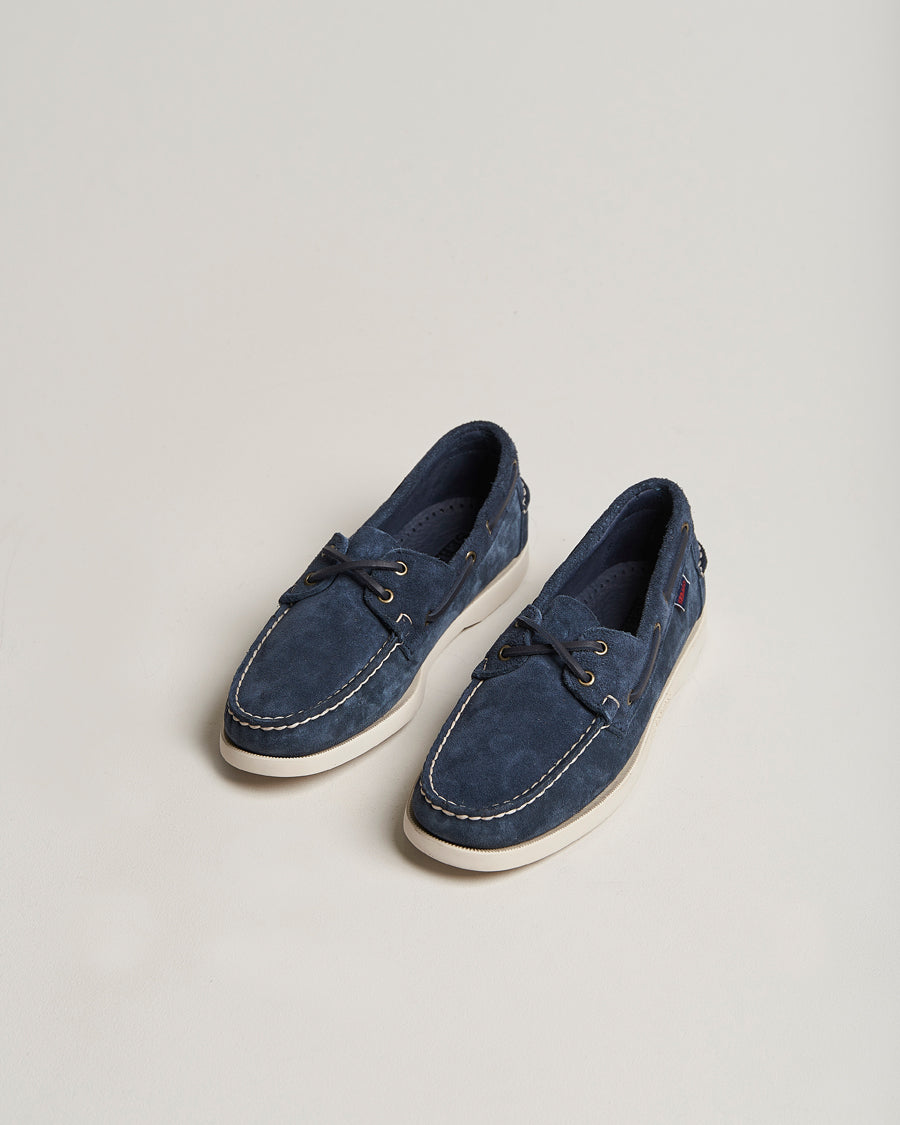 Sebago Portland Flesh Out W 908 Blue Navy - dame