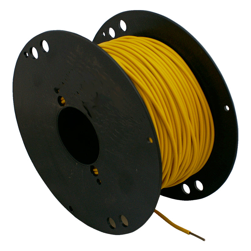 Wire single 0.75mm2 black tinned