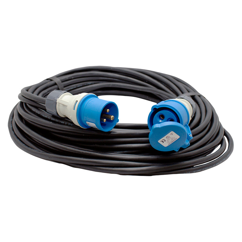 Land power cable 40 mtr. CEE male-CEE female