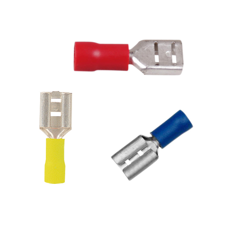 Flat connector Female blue 1.5-2.5 mm² 6.3 x 0.8 mm 100 pcs.