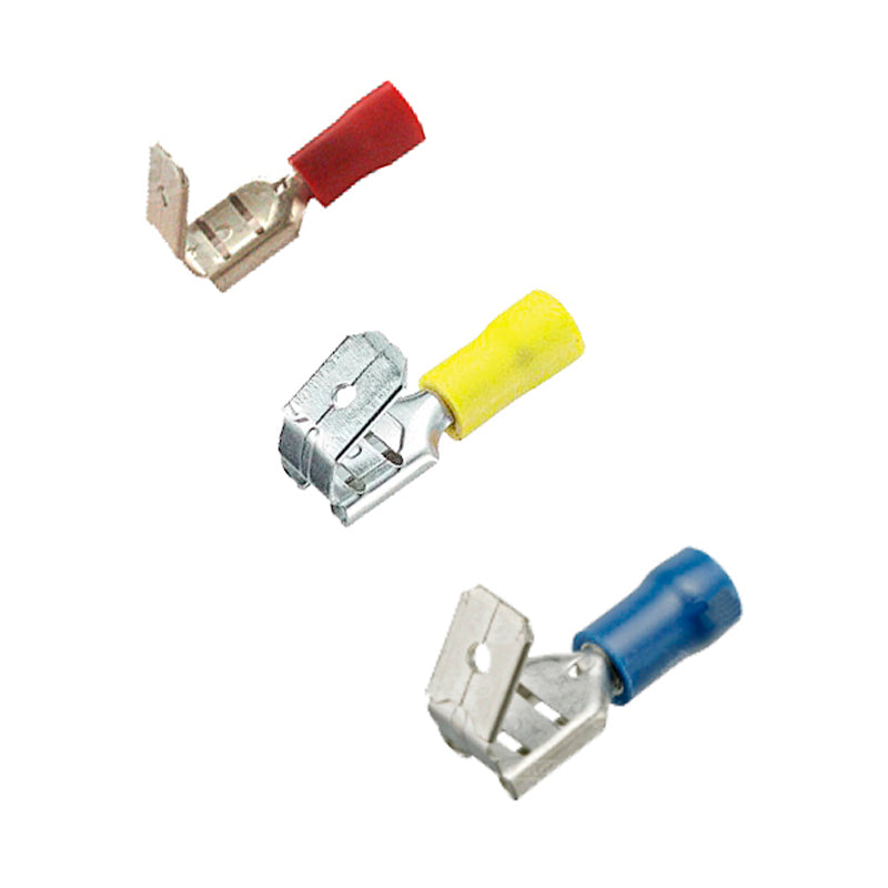 Flat connector with splitters Yellow 4.0-6.0 mm² 6.3x0.8 100 pcs.