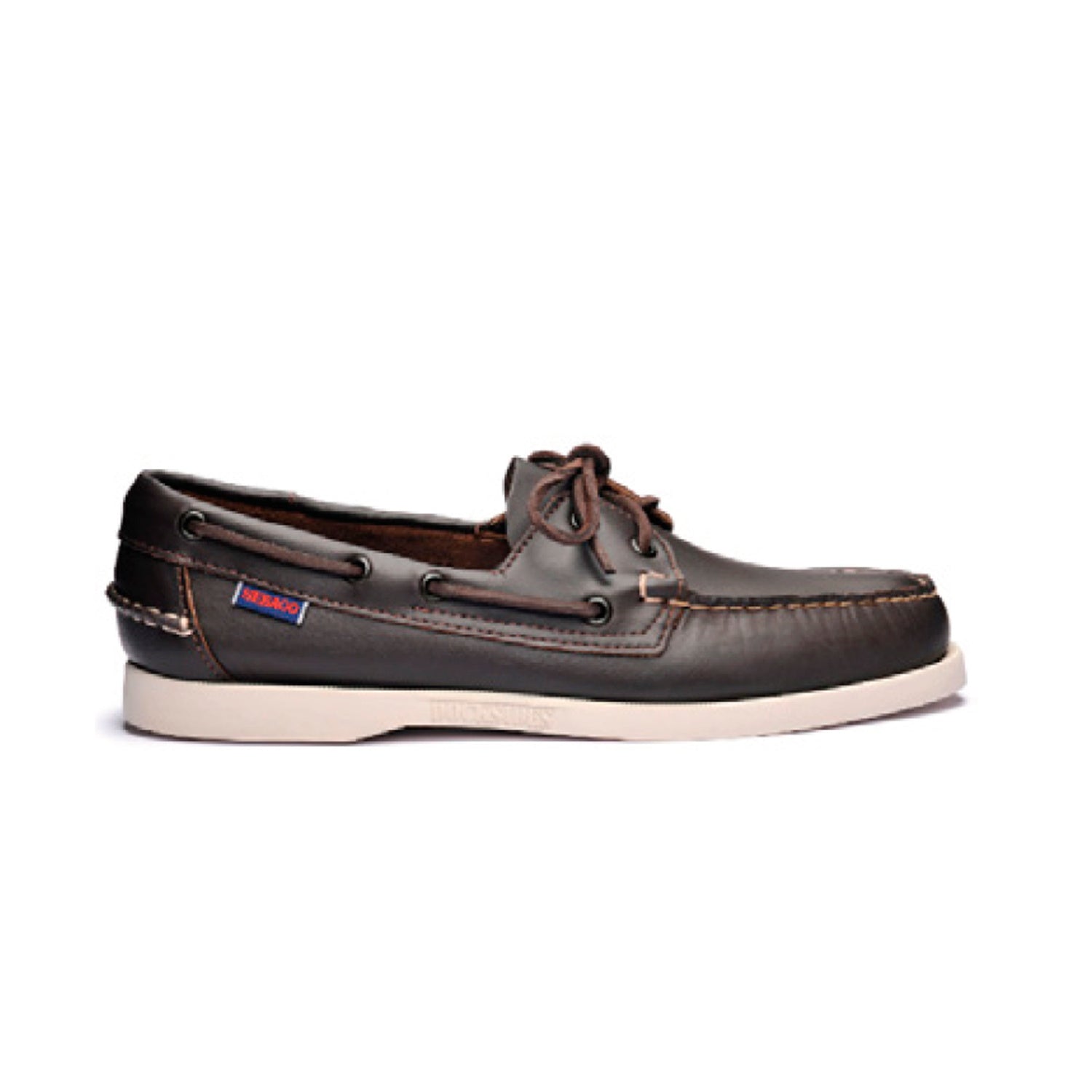 Sebago Docksides Portland W 901 Dk Brown - Dame