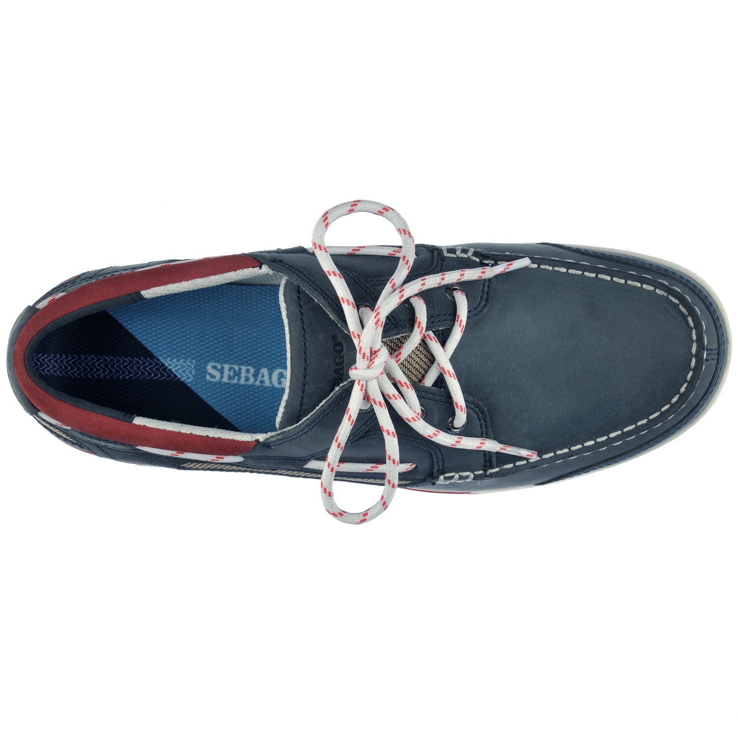 Sebago Triton Three Eyelets NBK 908 -  Blue Navy