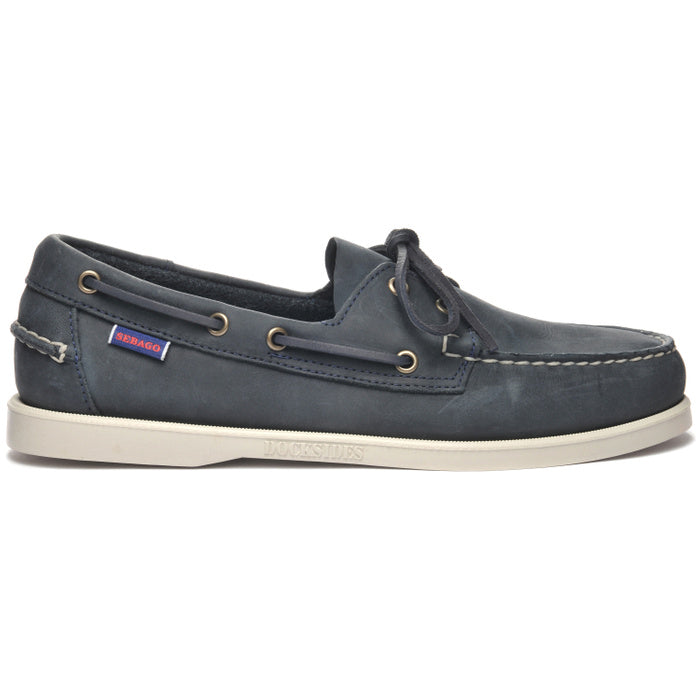 Sebago Docksides Crazy H 908 Blue Navy - Herre