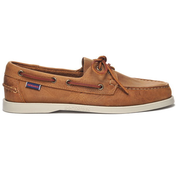 Sebago Docksides Crazy H 912 Brown Tan - herre