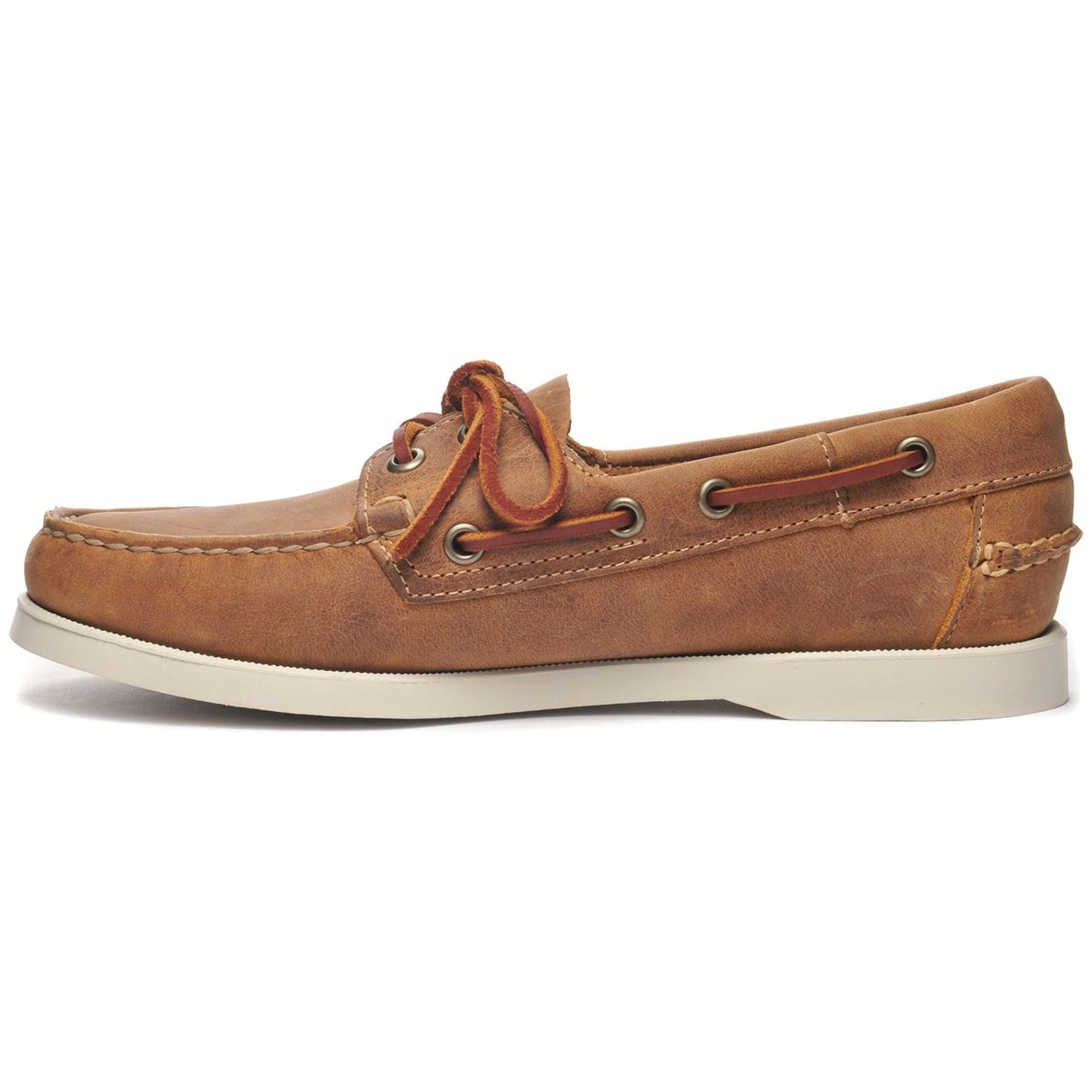 Sebago Docksides Crazy H W 912 Brown Tan - Dame sejlersko