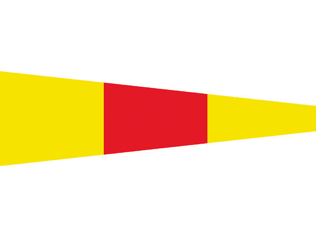 Signal flag Nr. 0 25 x 88 cm