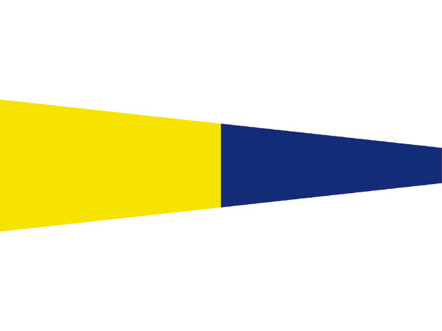 Signal flag Nr. 5 25 x 88 cm