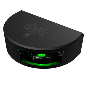 Lopolight 2nm 112,5° Stb. vert.mont.2,5m kabel sort