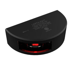 Lopolight 2nm 112,5° Bb. vert.mont. 2,5m kabel sort