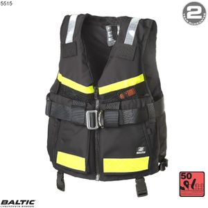 SAR sejlervest m. sele Sort BALTIC 5515