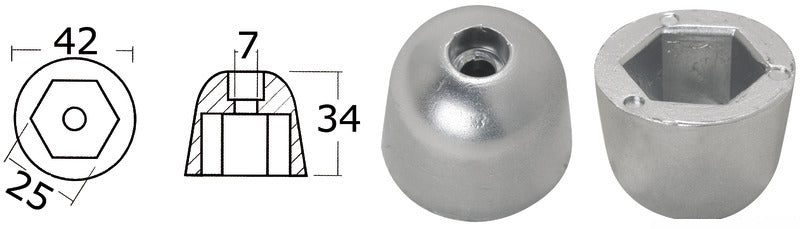 Zinc spare anode