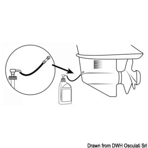 Lower unit gear oil pump