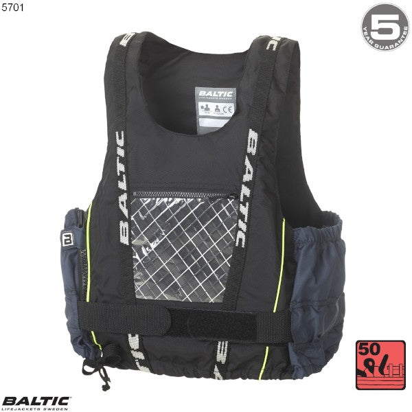 Dinghy Pro Jolle-, Kajak-, SUP vest Sort-Grå BALTIC 5701