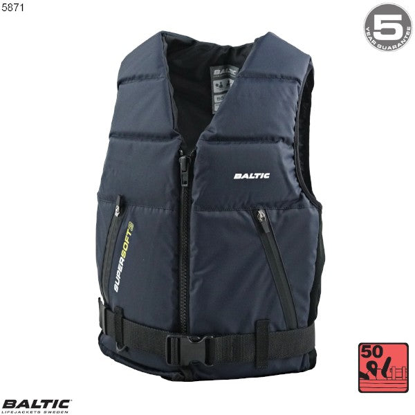 Super Soft III sejlervest Navy BALTIC 5871