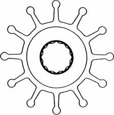 Impel ØA 14,29 Spline Drive - Talamex