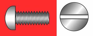 Machine screw LH A4 M8x35 2/pc