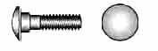 Board bolt A4 M6x25 4/pc