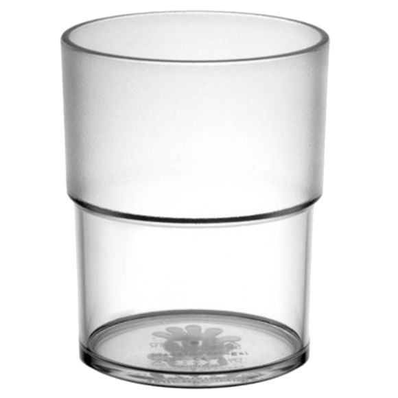 Stackable glass 16cl per PCS.