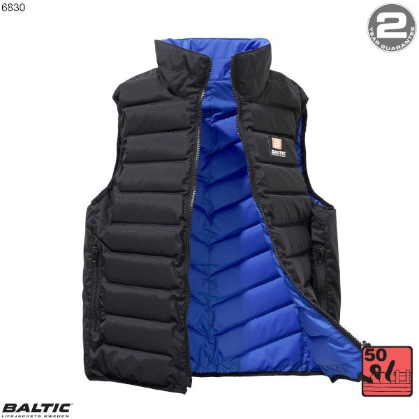 Flipper flydevest Unisex Sort-Blå BALTIC 6830