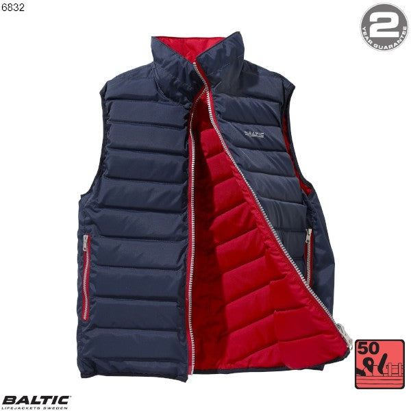 Flipper flydevest Unisex Navy-Rød BALTIC 6832