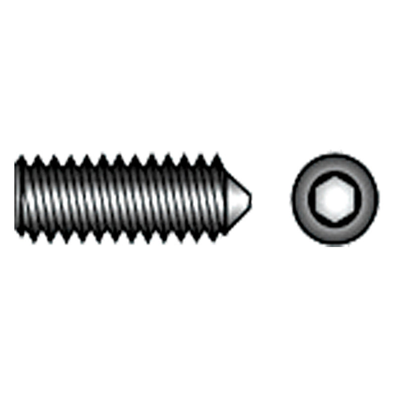 Pinole screw w/POINT A4 M6x20 6/pc