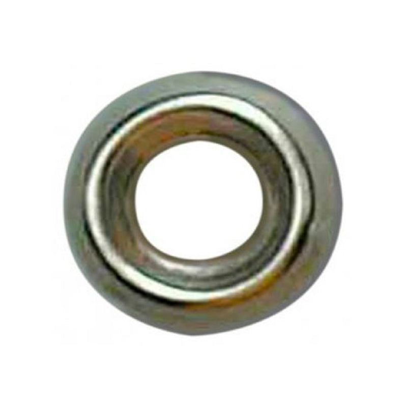 Rosette nickel-plated no. 14-8.5mm 6/pc