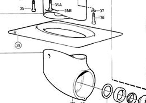 Rubber seal against hull 110S/120S