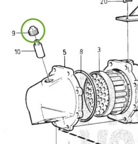 Plug for small zinc