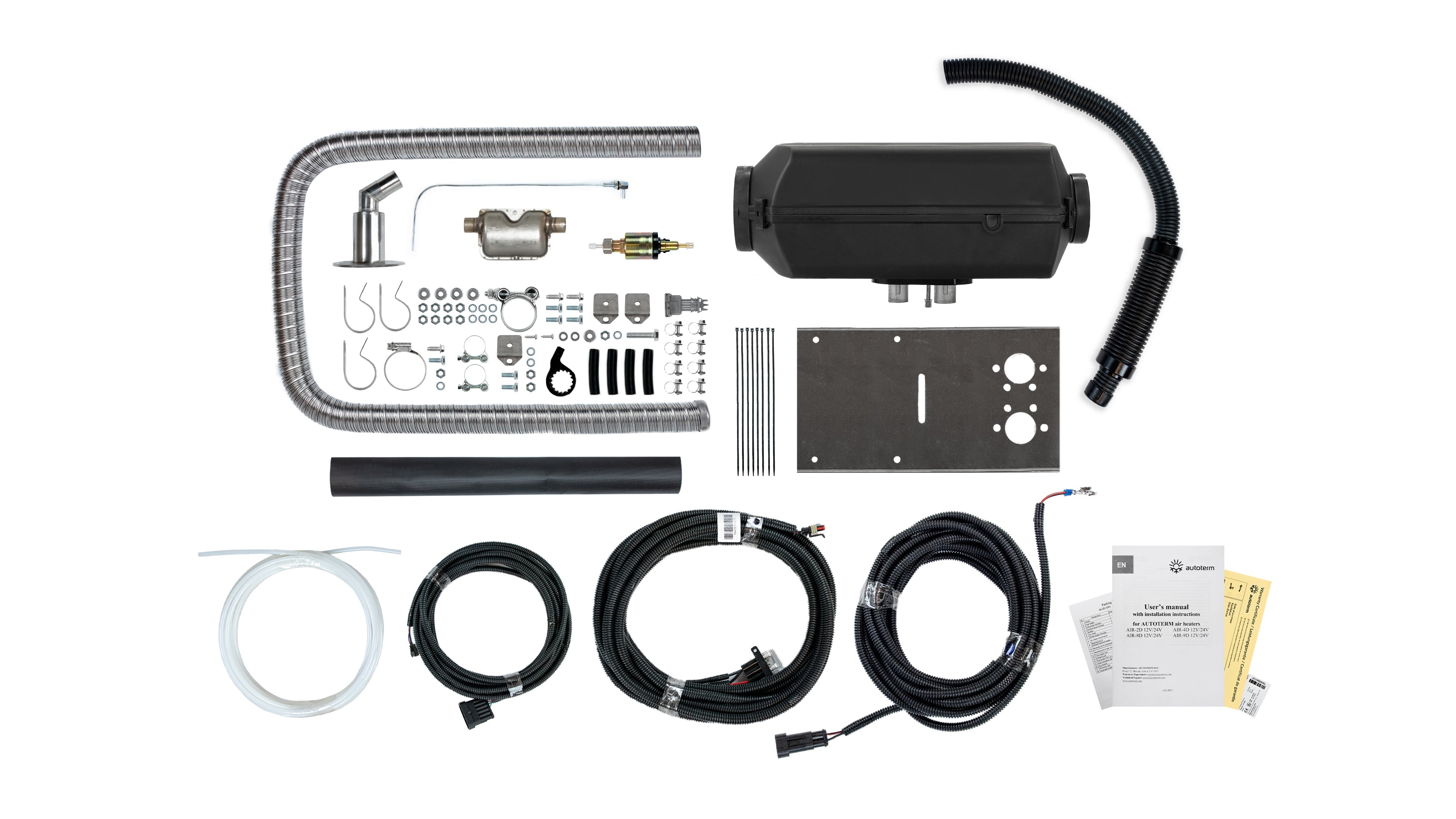 Autoterm Air 4D MARINE SMALL Installationssæt (12, 24V)
