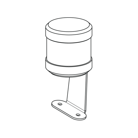 NORBY Lantern bracket 10gr. for angled mounting surface