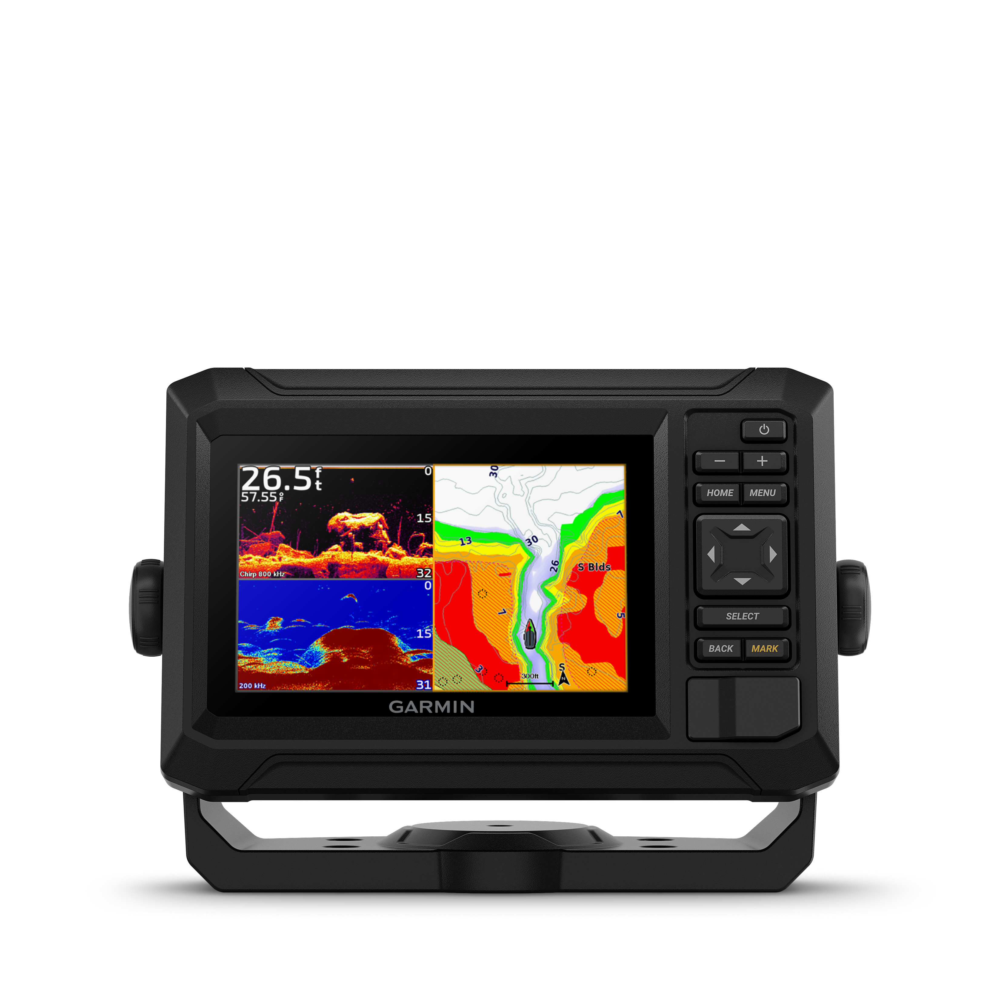 Garmin ECHOMAP™ UHD2 52cv, Uden transducer