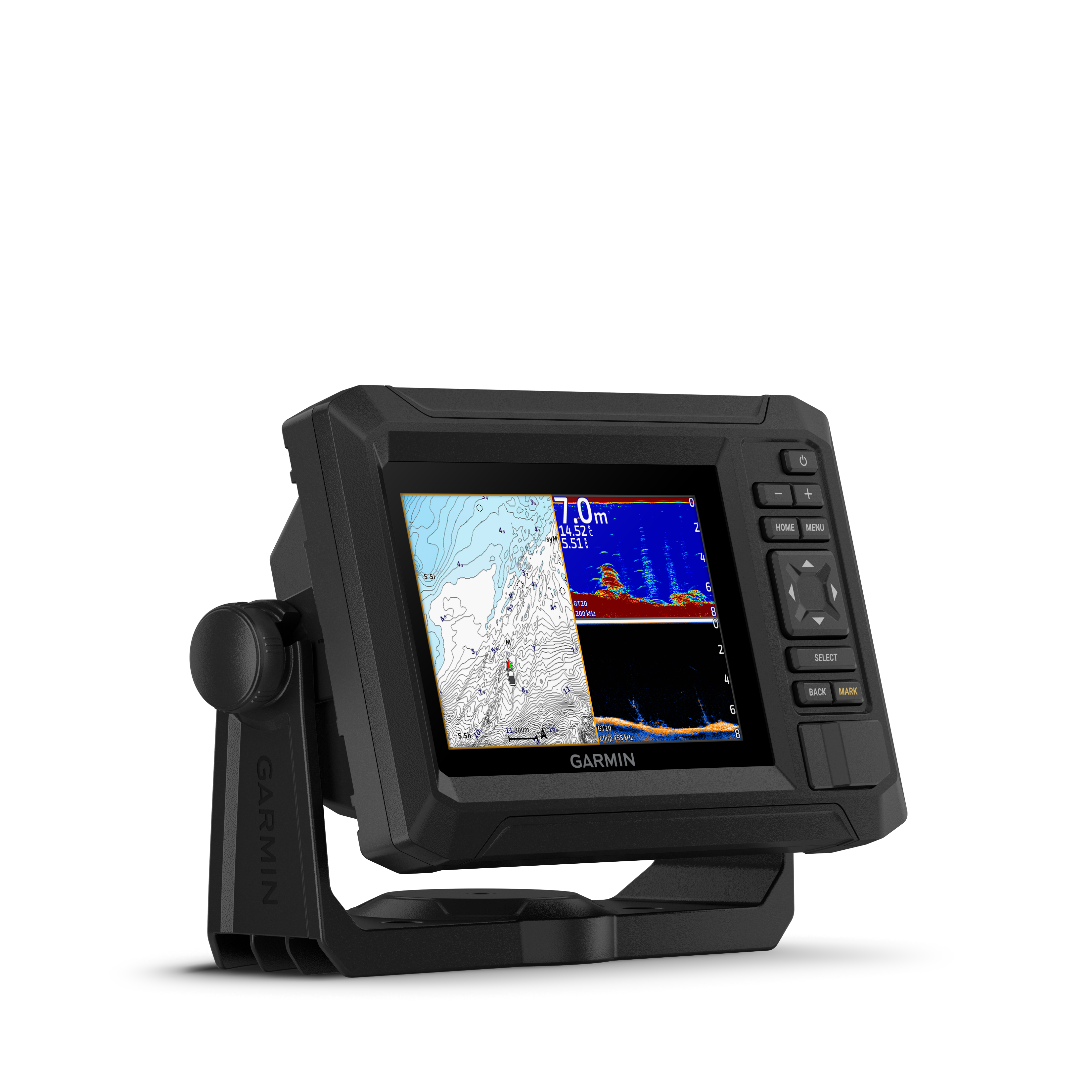 Garmin ECHOMAP™ UHD2 52cv, Uden transducer