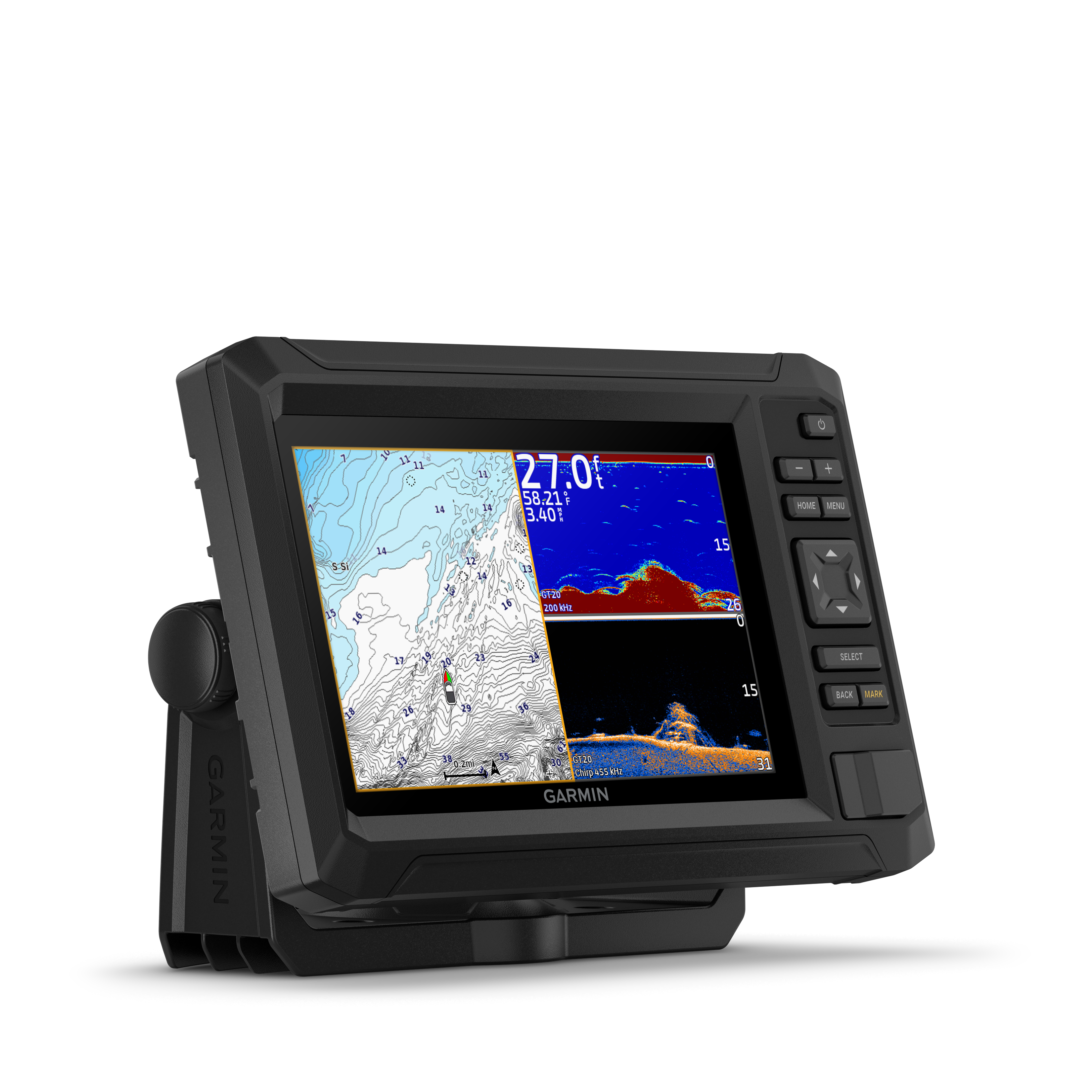 Garmin ECHOMAP™ UHD2 72cv, med GT20-TM transducer