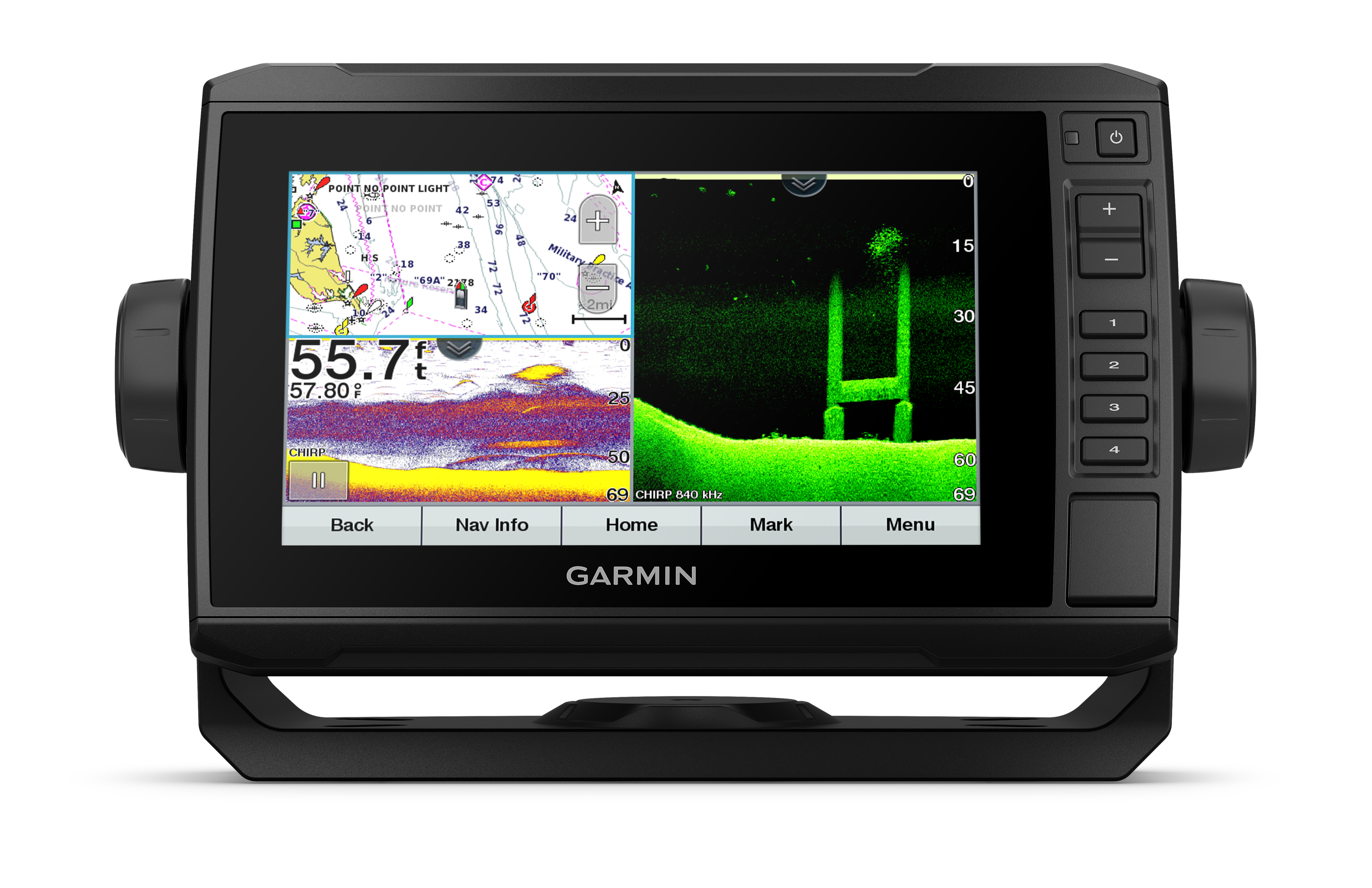 Garmin ECHOMAP™ UHD 72cv without transducer 