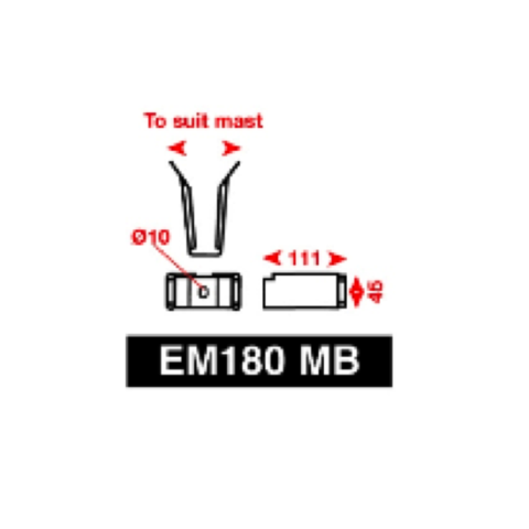 Echomax 180 Radar Reflector