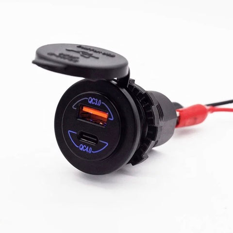 Marine USB Socket QC3.0 and QC 4.0