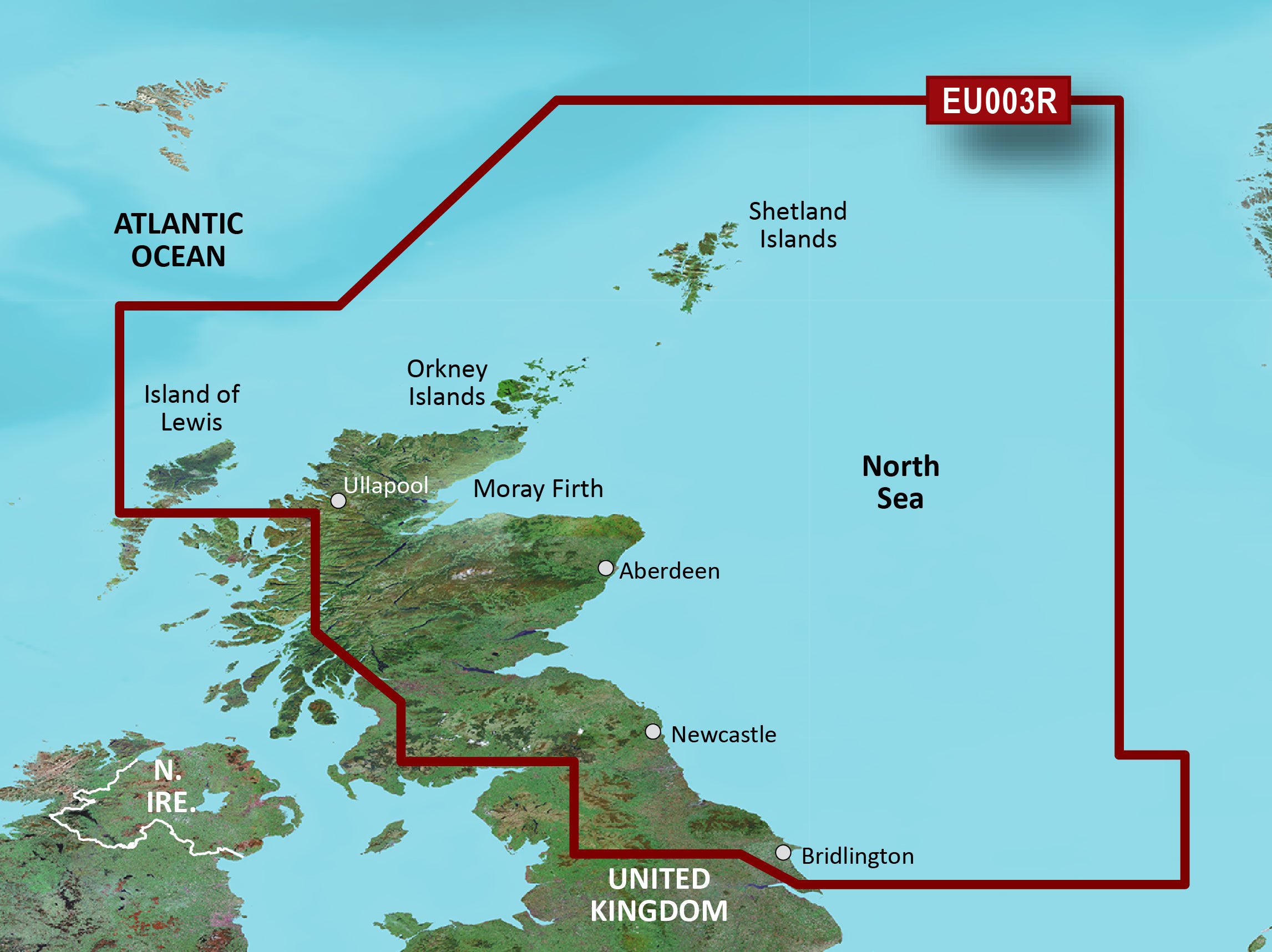 Garmin BlueChart® g3 HXEU003R - Great Britain, Northeast Coast