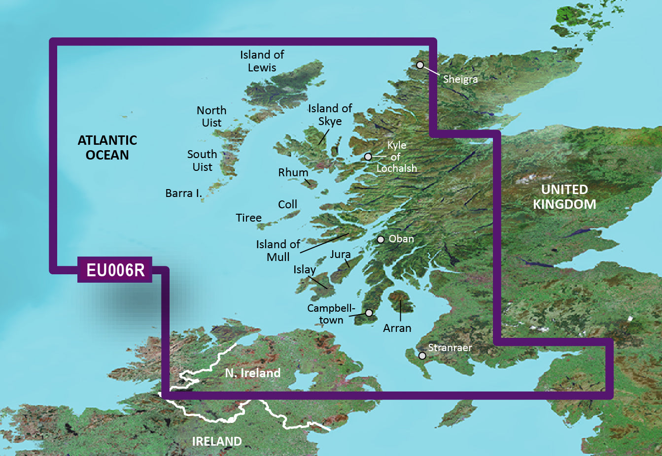 Garmin BlueChart® g3 HXEU006R - Scotland, West Coast