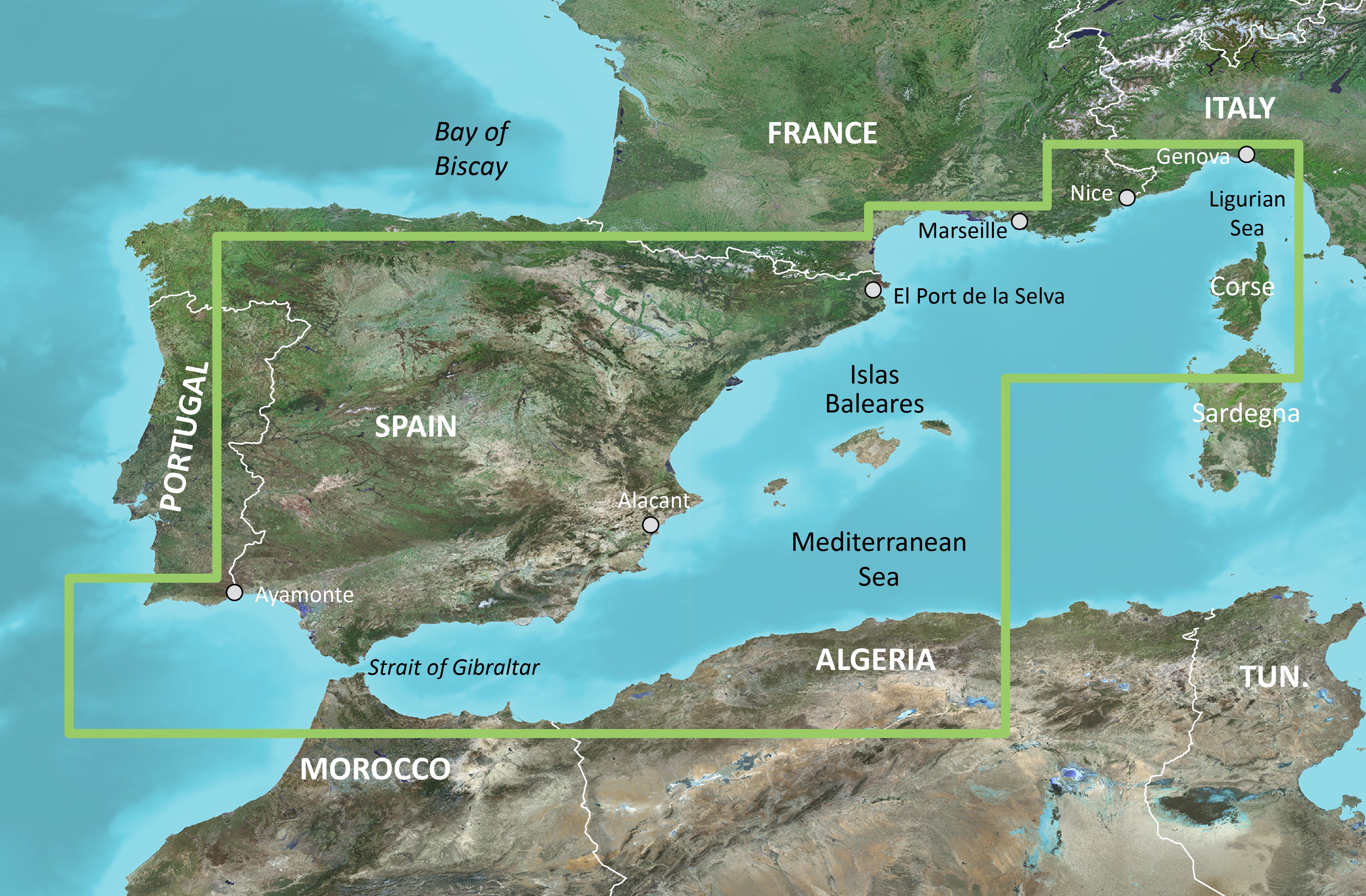 Garmin BlueChart® g3 HXEU010R - Spain, Mediterranean Coast