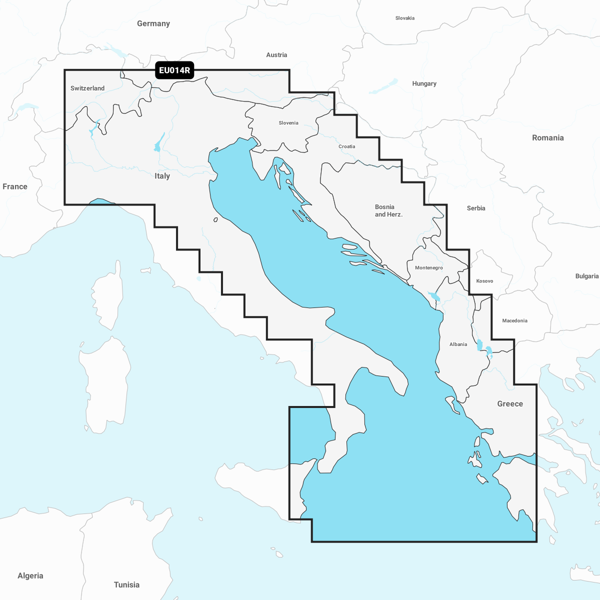 Garmin Italy, Adriatic Sea - Charts 