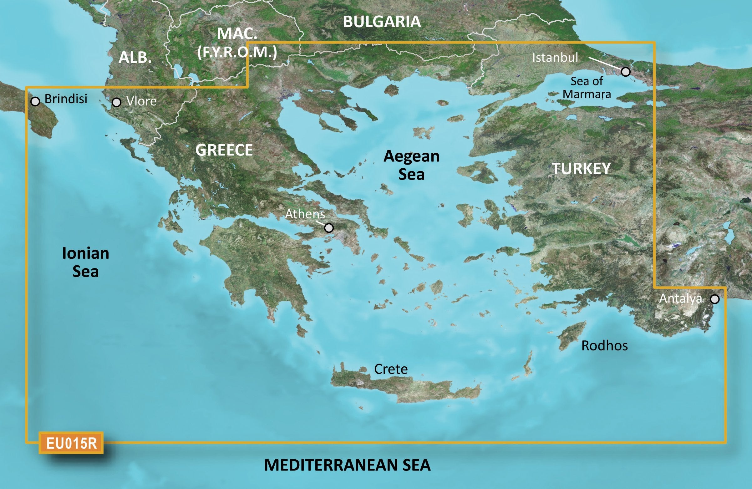 Garmin BlueChart® g3 HXEU015R - Aegean Sea &amp; Sea of ​​Marmara