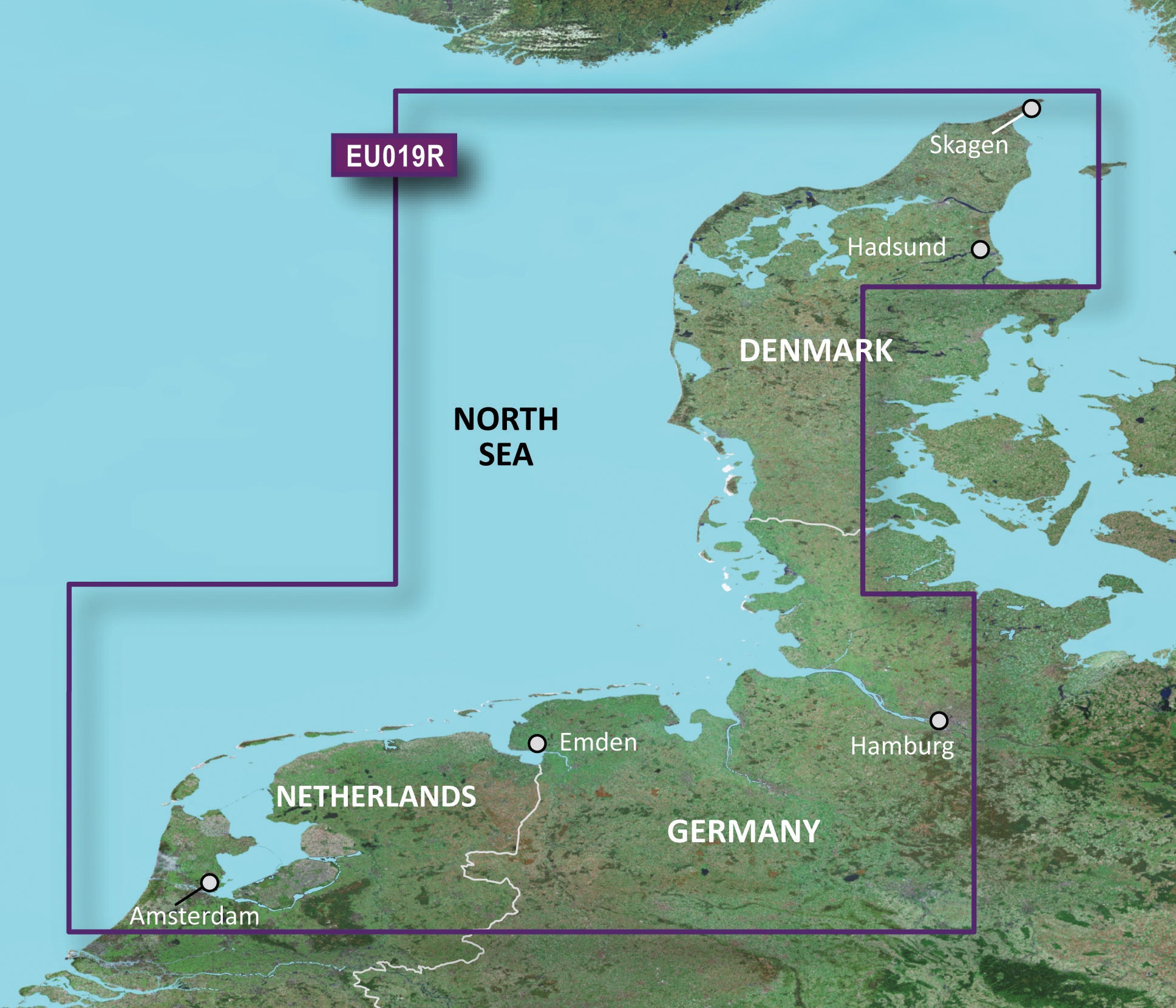 Garmin BlueChart® g3 HXEU019R - Aalborg - Amsterdam