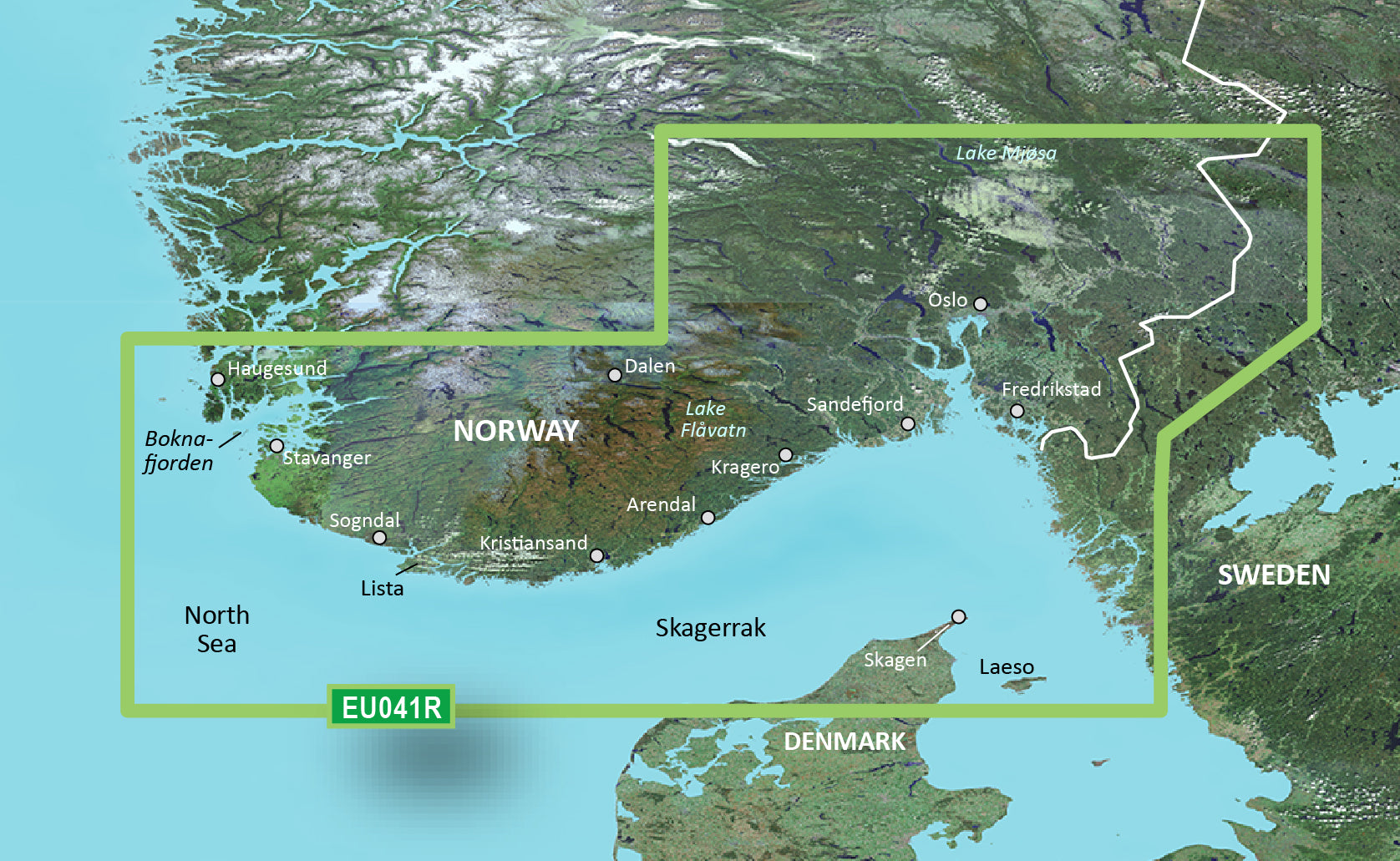 Garmin BlueChart® g3 HXEU041R ​​- Oslo-Skagerak-Haugesund